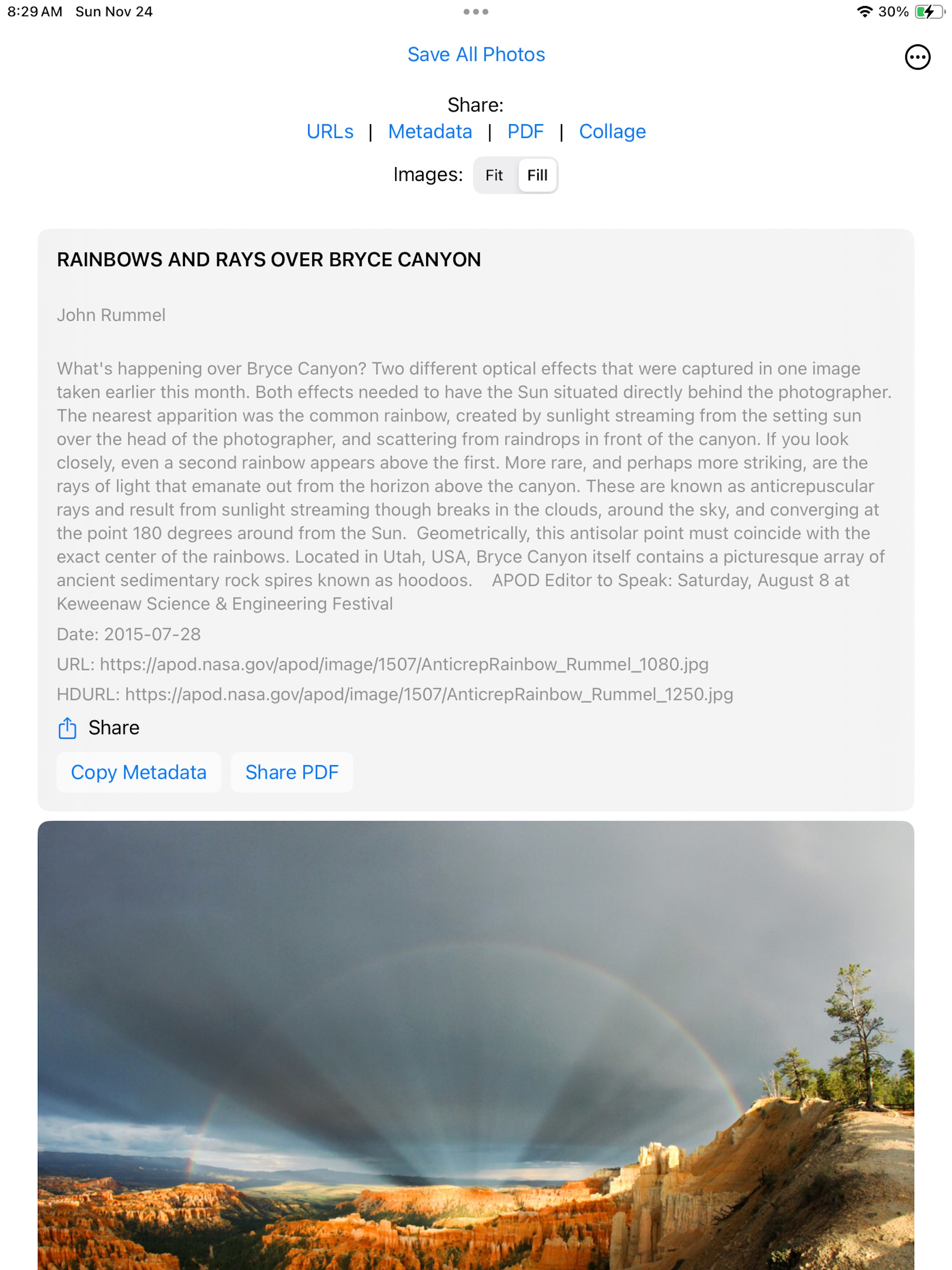 Space Photos screenshot 6