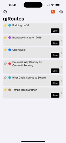 gjRoutes screenshot