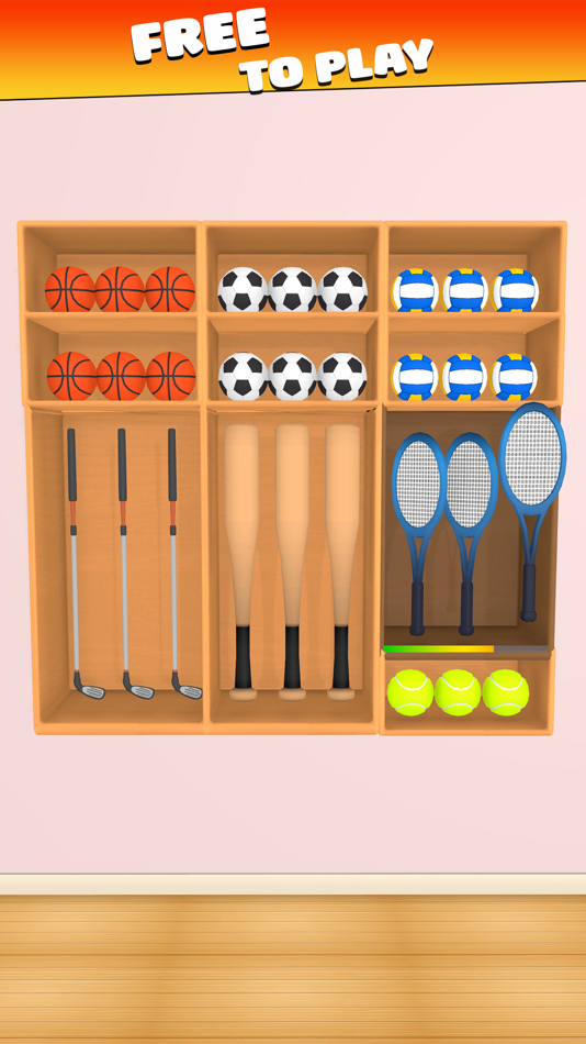#4. Sort n Hold 3D (iOS) 由: Street Lamp Games Private Limited
