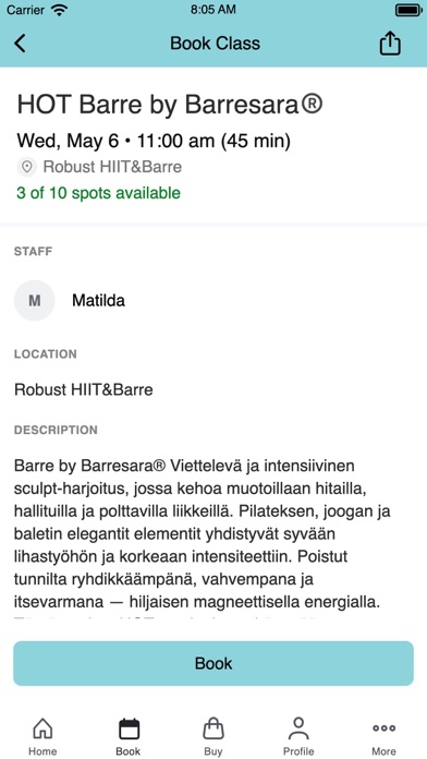 App screenshot