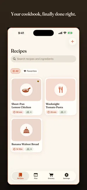 Trivet Recipe Keeper & Planner screenshot 1
