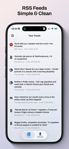 Tobi - RSS and Podcast Player screenshot