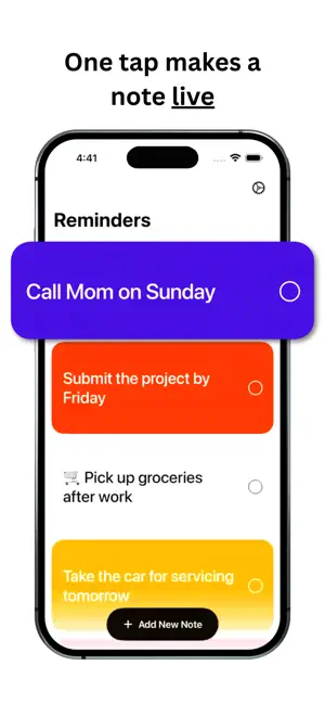 Lock Screen Notes: LockCards screenshot 2