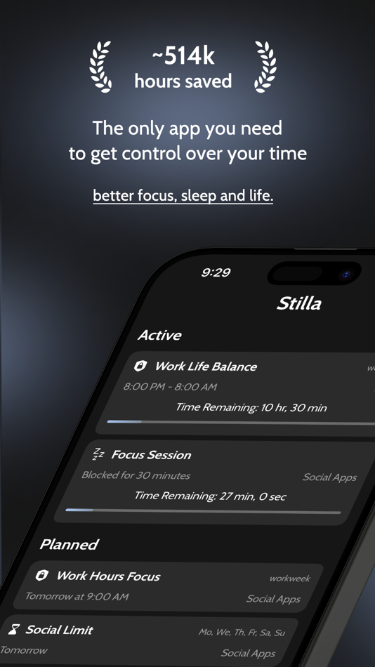 Screen Time & Focus by Stilla - 1.37.0 - (iOS)
