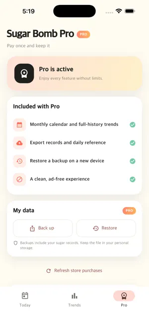Sugar Bomb: Sugar Tracker screenshot 4