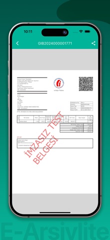 E-Arşiv Fatura Lite screenshot