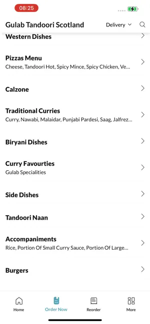 Gulab Tandoori Scotland. screenshot 3