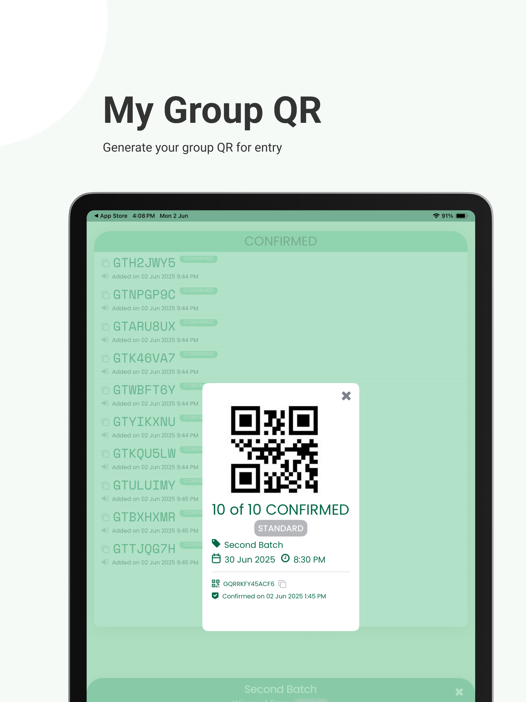 Group Check-In