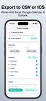 Export Calendar - CSV & ICS previous screenshot 3