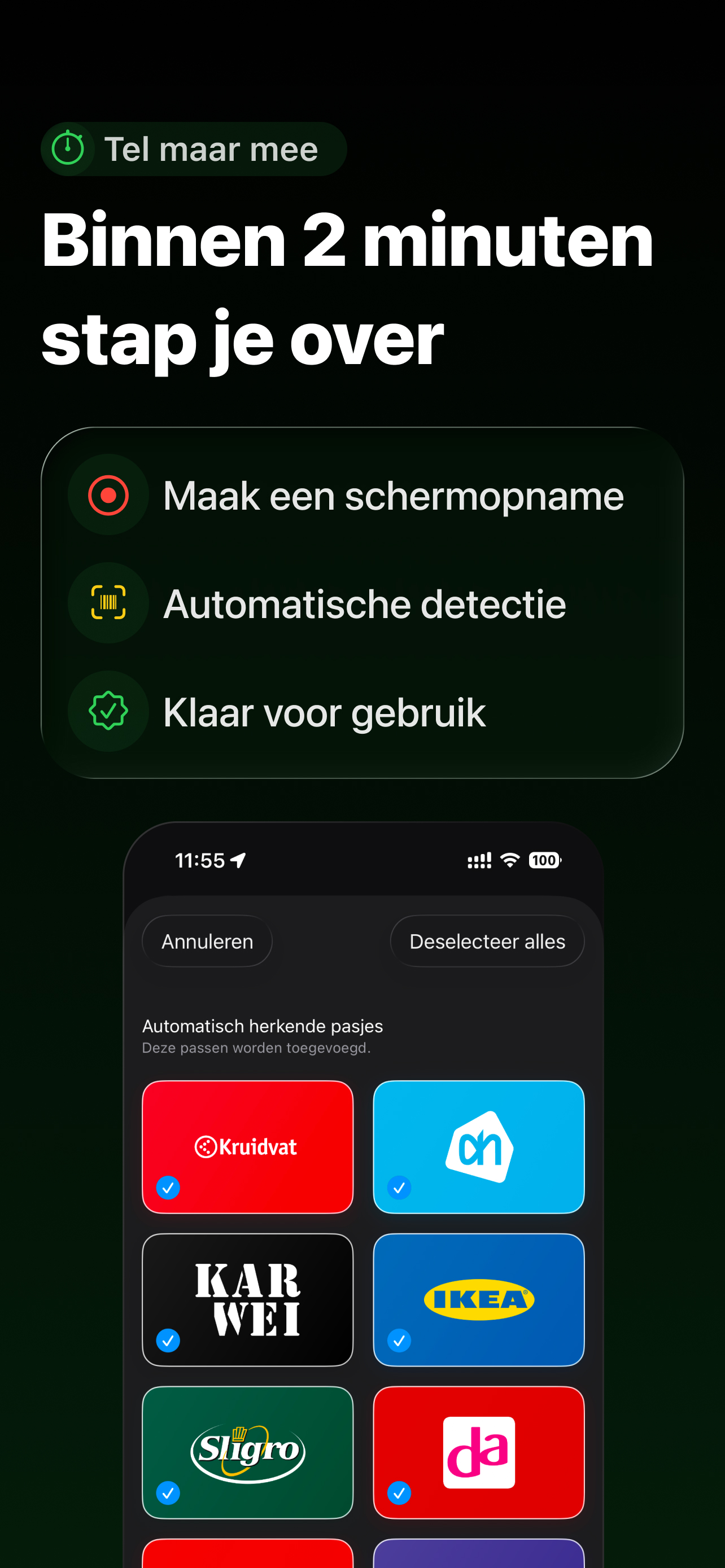 Bijdehand: klantenkaarten