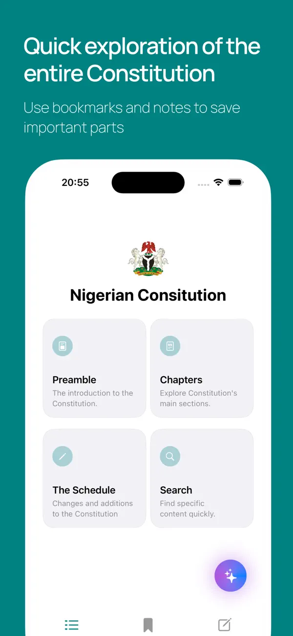 Screenshot #1 pour Constitution of Nigeria 1999