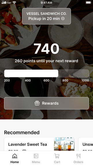 Vessel FB iPhone screenshot 1 - Food & Drink app