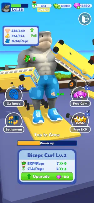 Gym Clicker: Touch Man screenshot 3
