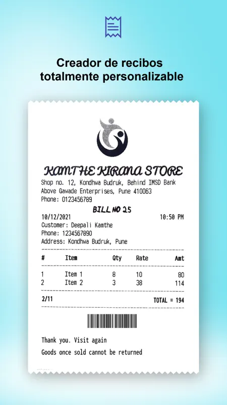 Impresora térmica Bluetooth screenshot 1 of 4