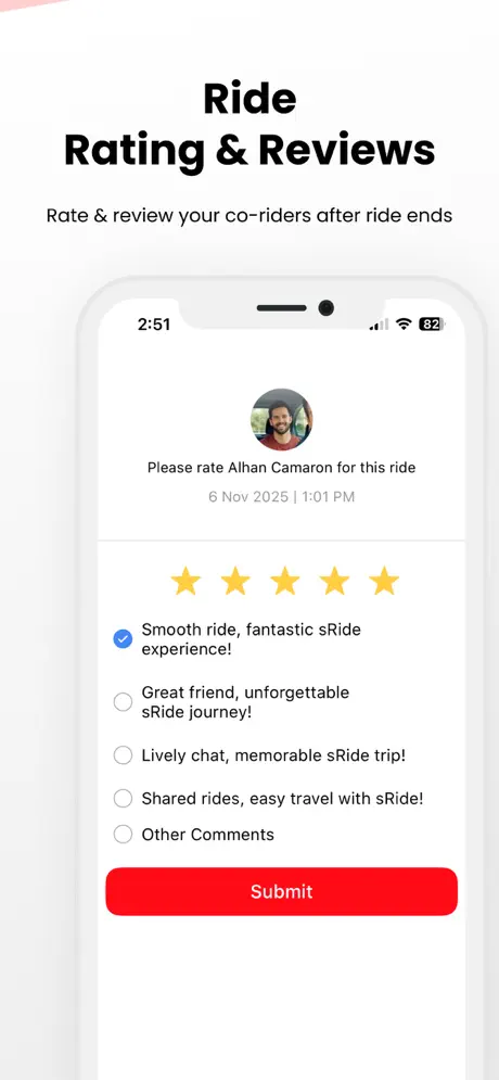 sRide - Carpool & Taxipool screenshot 6