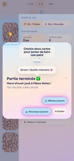 Capture d'écran de Mémo Notes sur iPhone 6