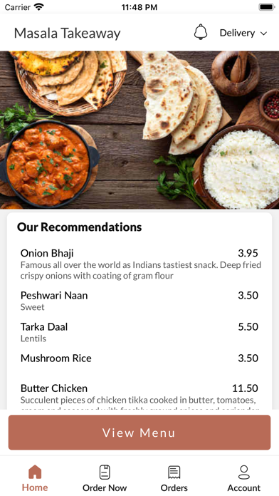 Masala Takeaway Screenshot