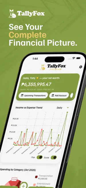 TallyFox: Smart Money Tracker screenshot 1