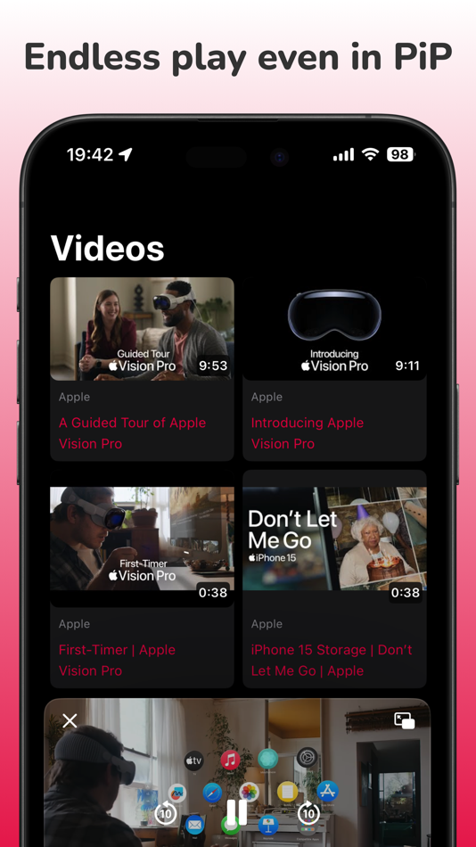 #3. PiP for YouTube - PiPTube (iOS) 来自: C. S. M.