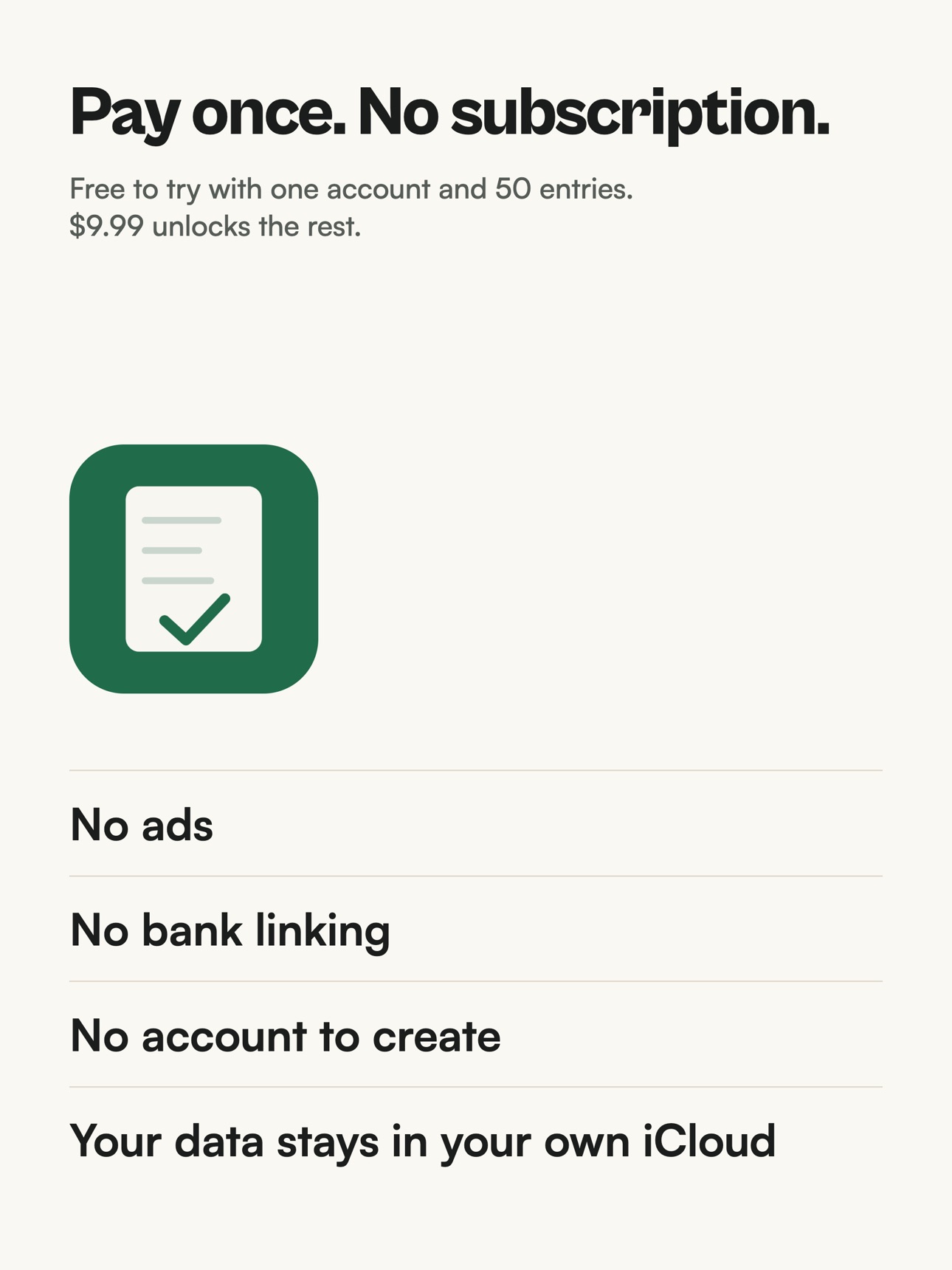 Screenshot 12 of Keepbook: Checkbook Register