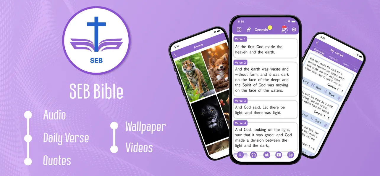 Screenshot #1 pour Simple English Bible (SEB)