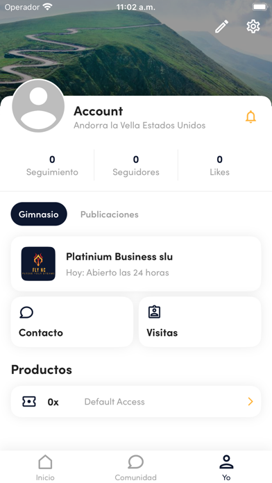 FLY NC app screenshot