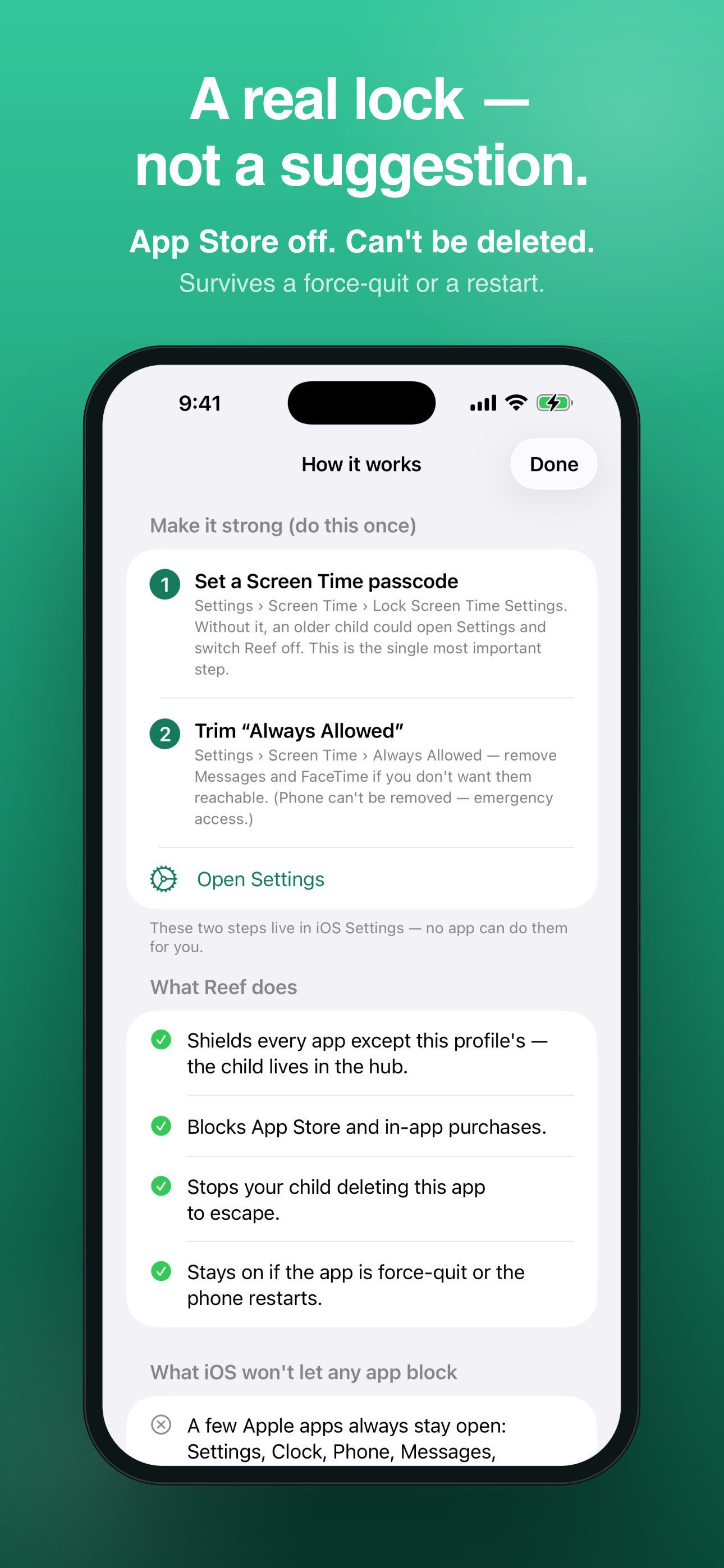 Reef: Parental Controls screenshot 5