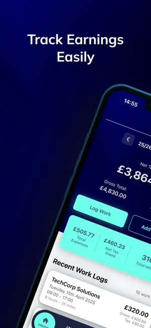 Self Employed: Mileage & Tax screenshot 1
