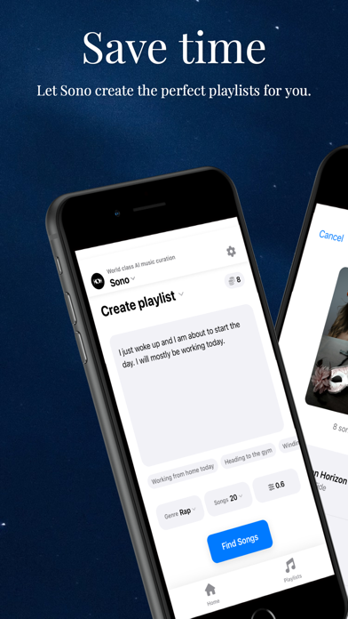 Sonovo: Stop Skipping Songs iPhone screenshot