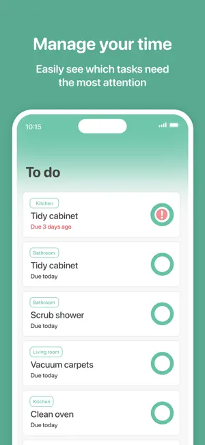Spotless: A simply clean home screenshot 4