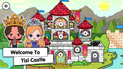 Tizi Town Princess Castle Game Screenshot