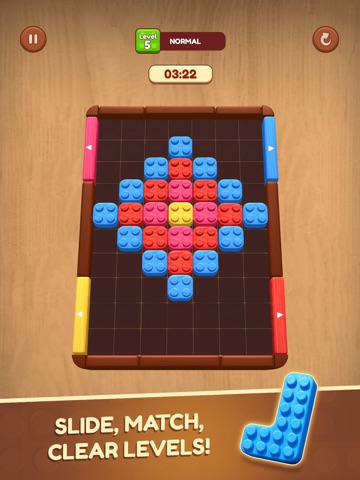 Wooden Slide: Block Escape iPad screenshot