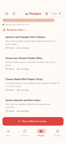 What's For Dinner? AI Recipes iPhone screenshot