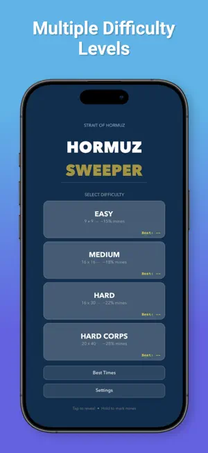 Minesweeper Strait of Hormuz screenshot 3