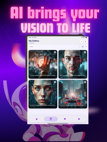 ArtGenAI: AI Art Generator Pro iPad screenshot