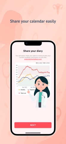 Endometriosis Diary App screenshot