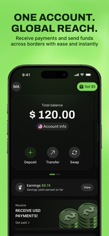 Munify - Global Money Account Screenshot 1 of 7
