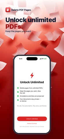 Pagelet - Delete PDF Pages iPhone screenshot