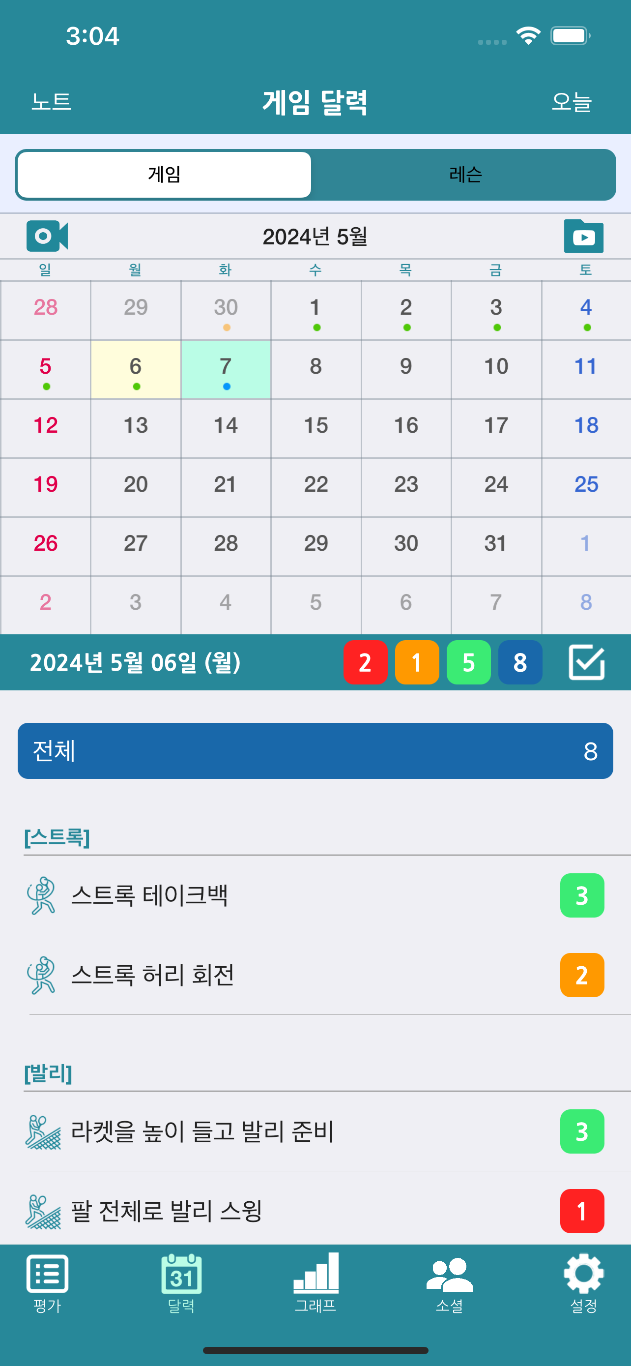 빠른테니스 : 습관 교정