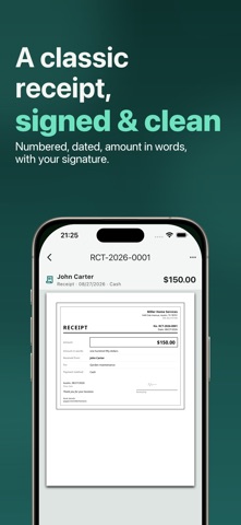 Receipt Maker: PDF Receipts Screenshot 2 of 6