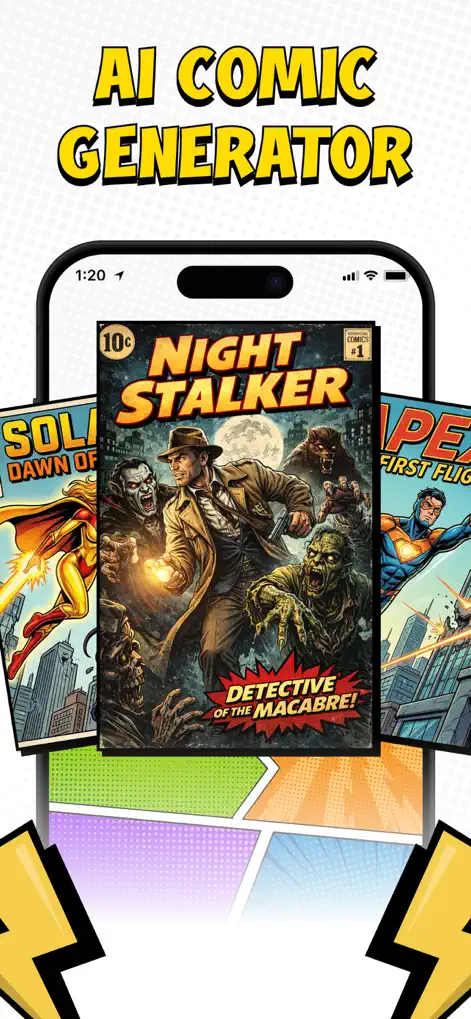 AI Comic Generator - ComicFy - Graphics & Design App | MWM
