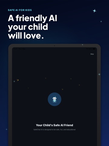 SafeChat AI - Kids GPT iPad screenshot
