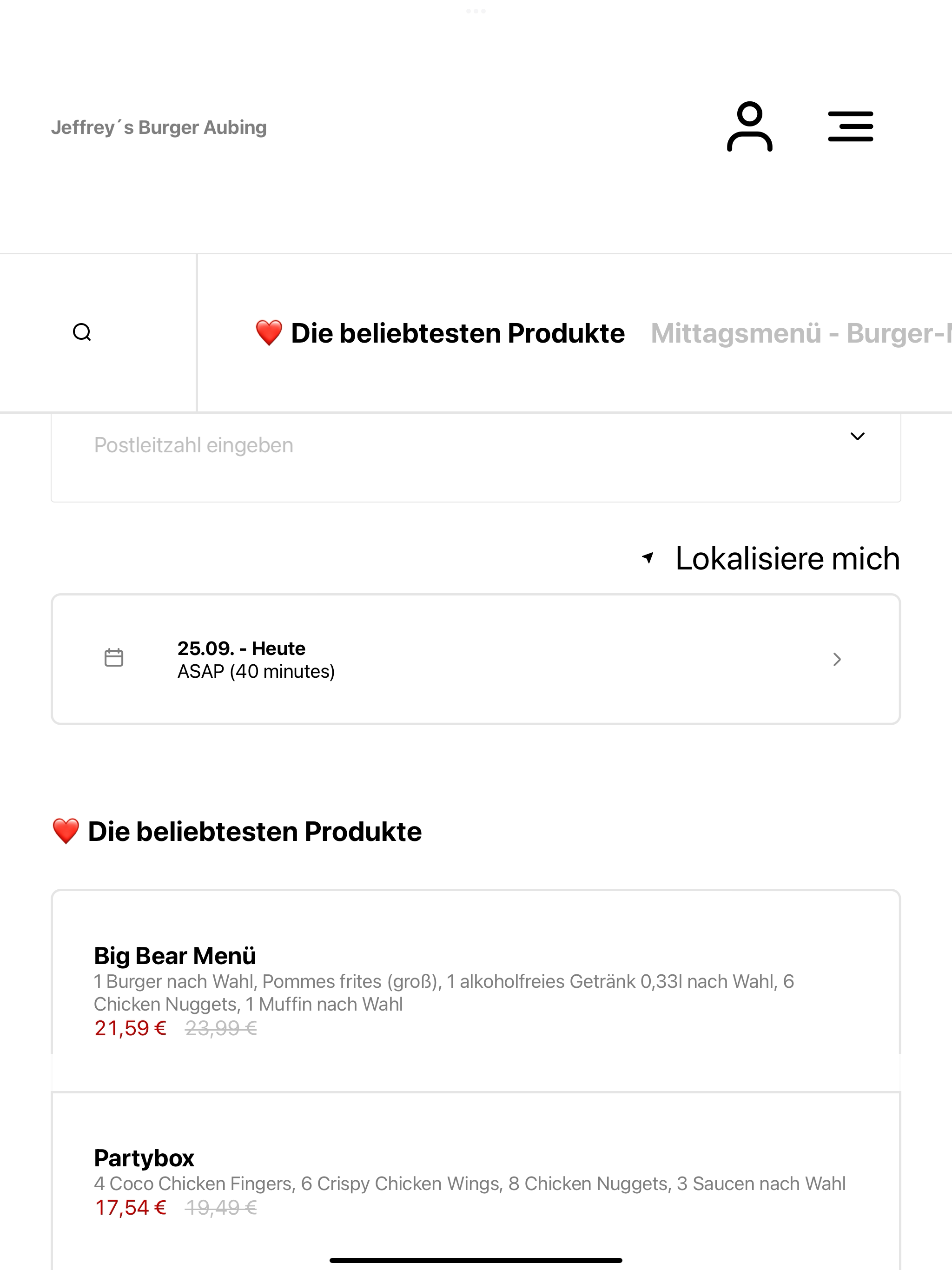 Jeffrey´s Burger Aubing