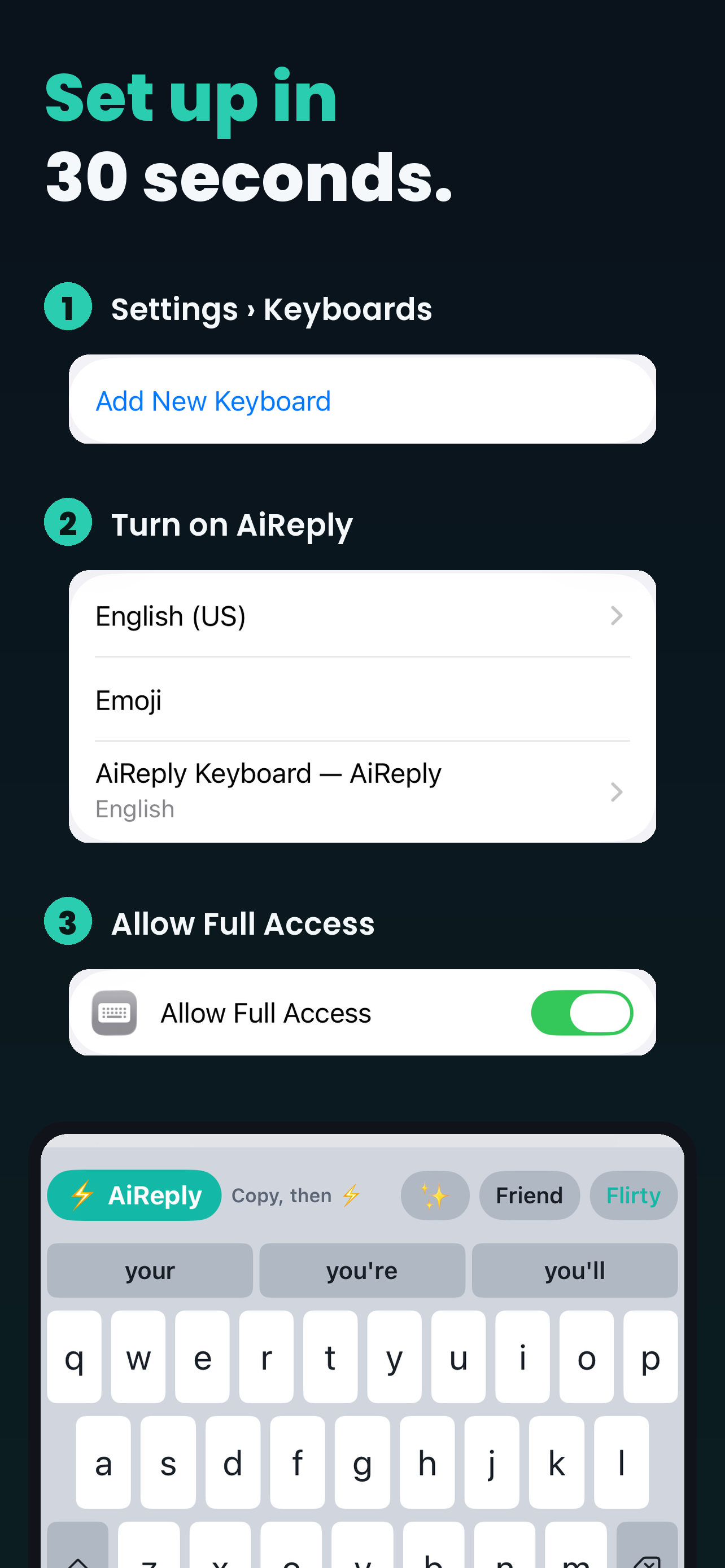 AiReply: AI Text & Chat Reply screenshot 2