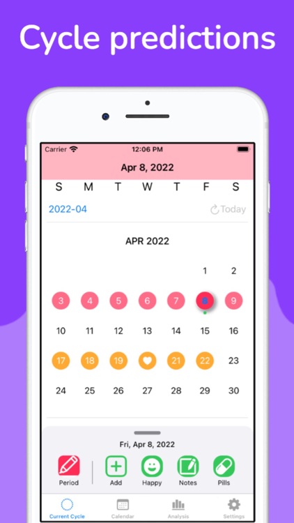 Her Calendar: Period Tracker screenshot-3