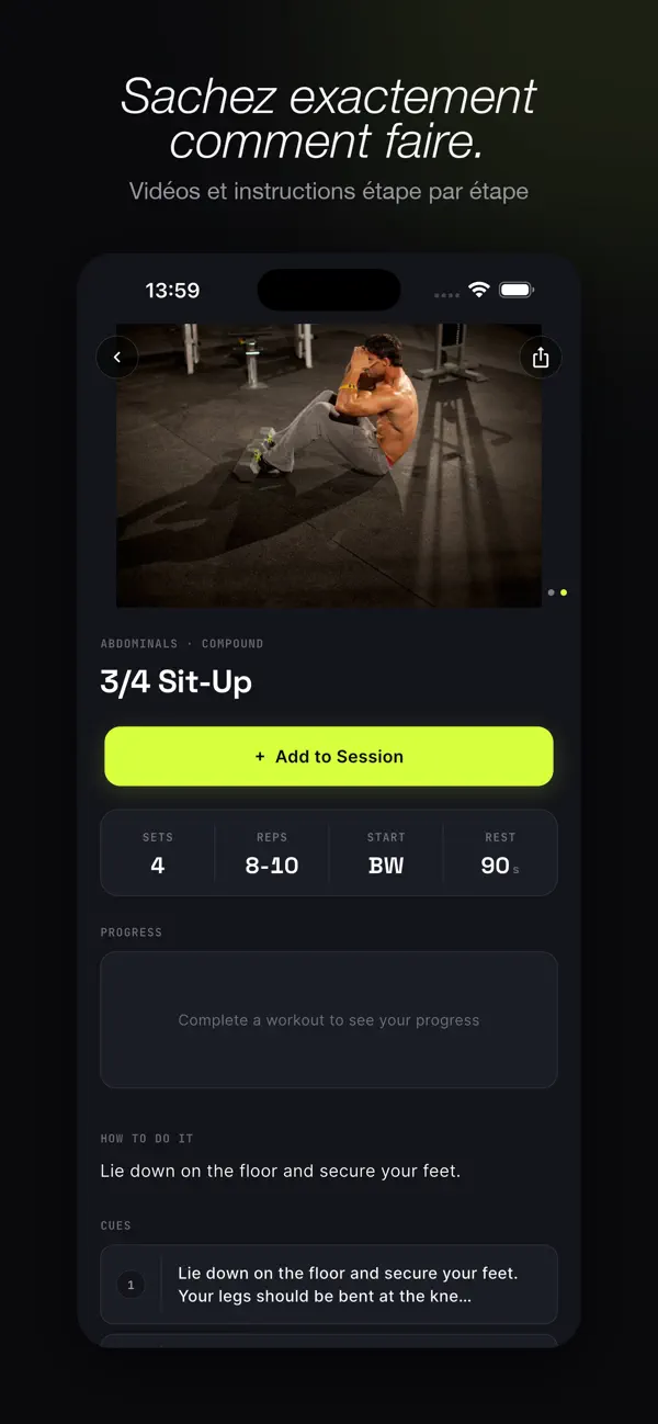 Screenshot #3 pour Mon Coach Fitness