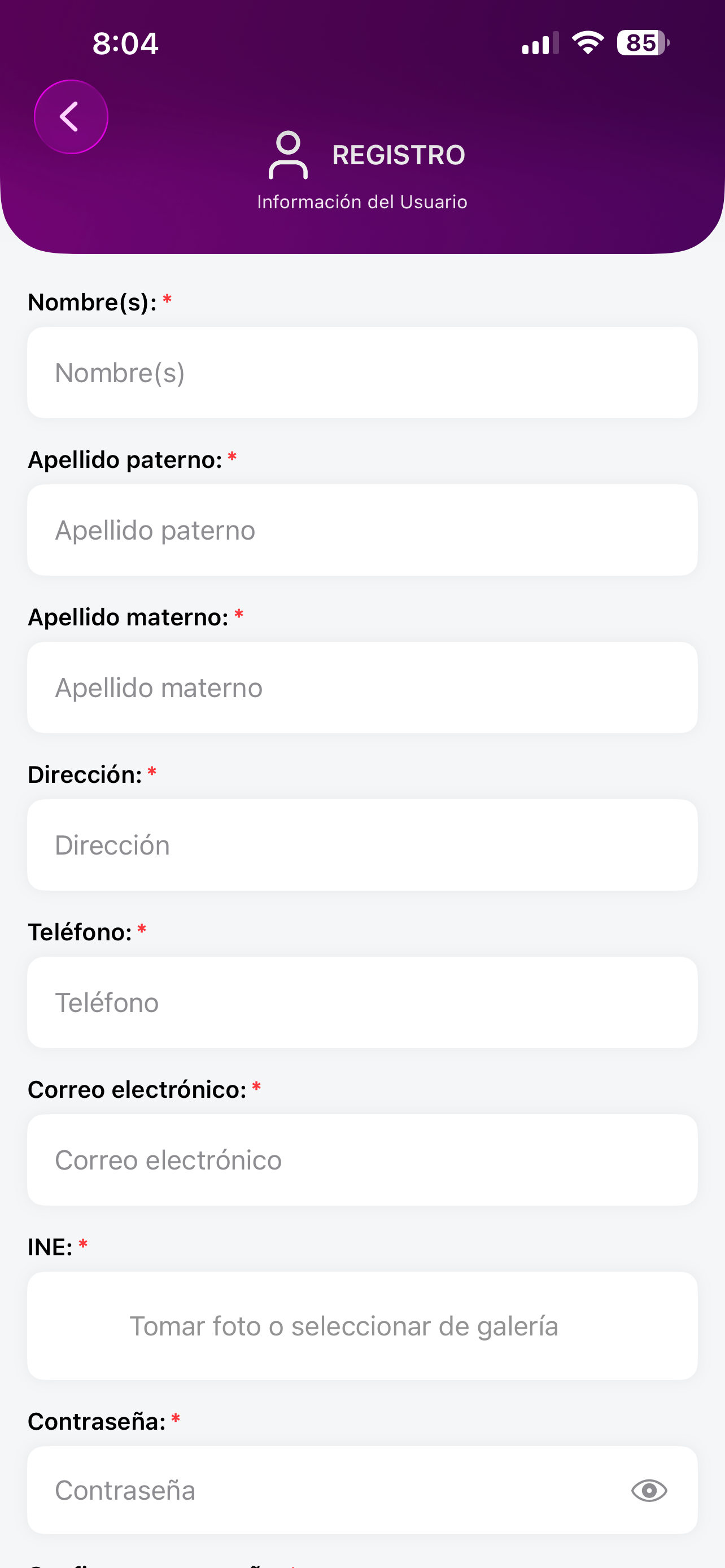 CAZA SAP screenshot 3