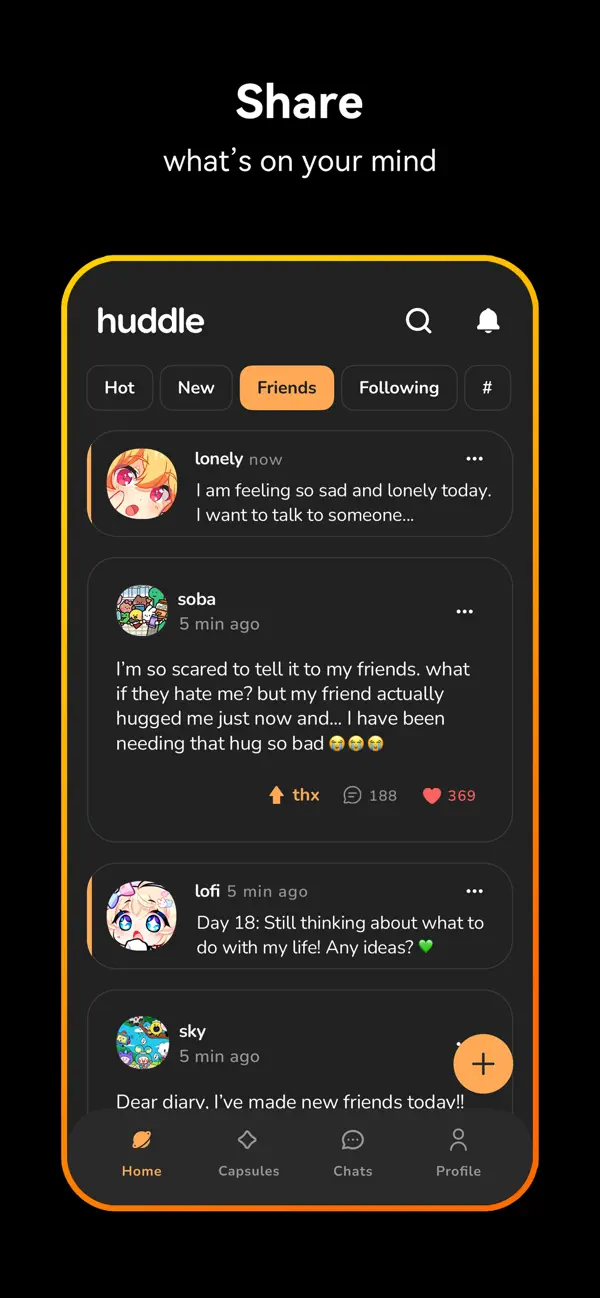 Screenshot #2 pour Huddle: Social Fandom Network