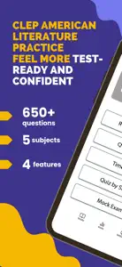 CLEP American Literature Exam screenshot #1 for iPhone