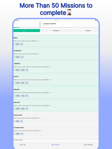 Speed Math - Simple Maths Game iPad screenshot